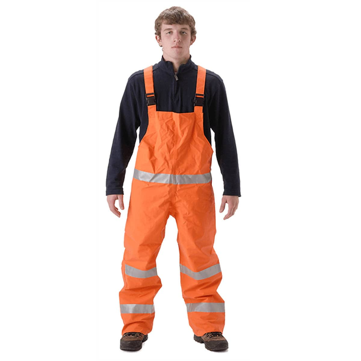 PetroLite 9000 Series Bib Rain Trouser in Orange